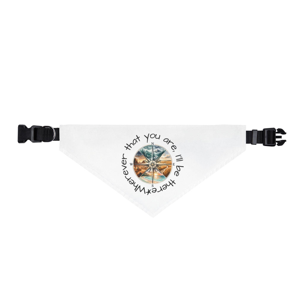Wherever you are - Clip-on Pet Bandana