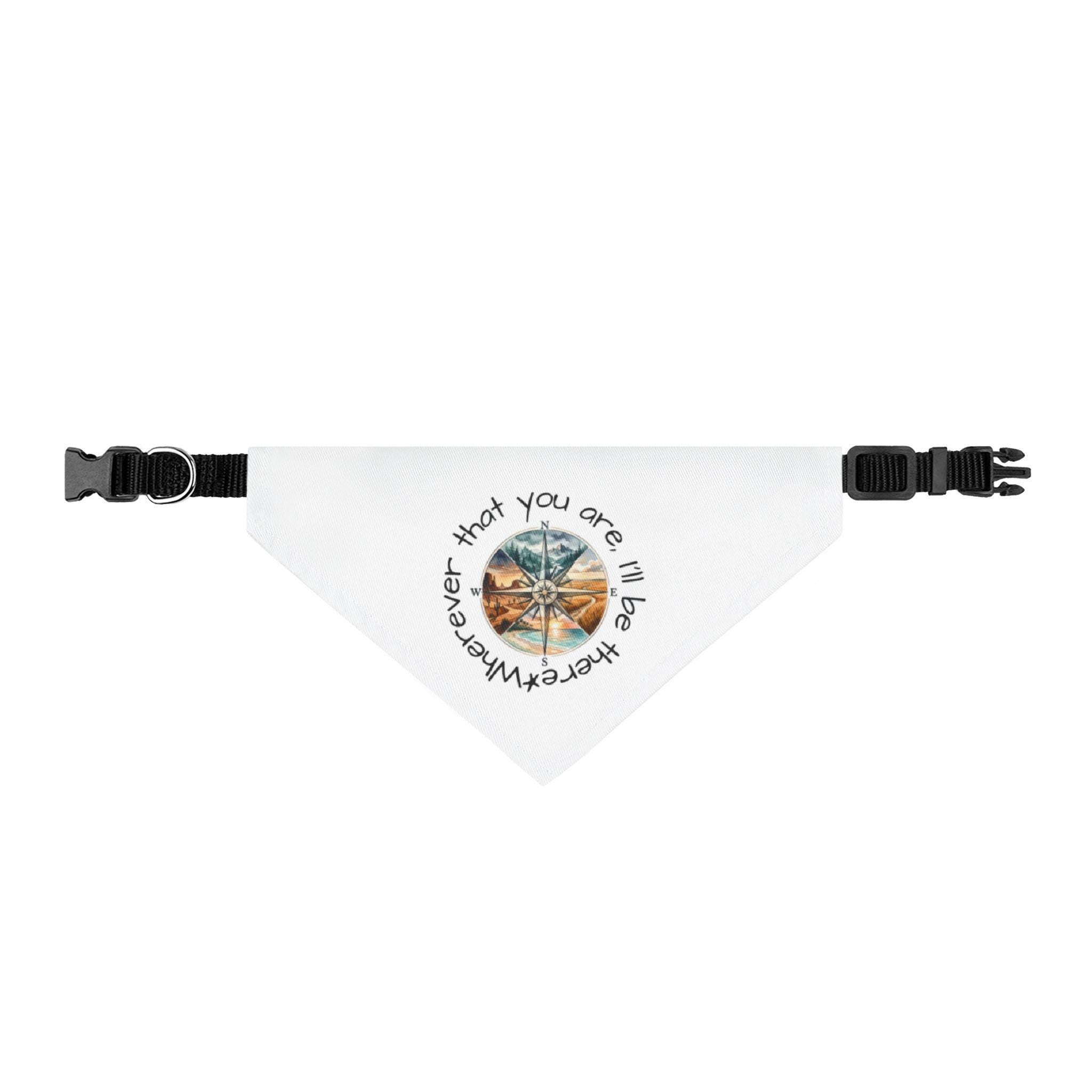 Wherever you are - Clip-on Pet Bandana