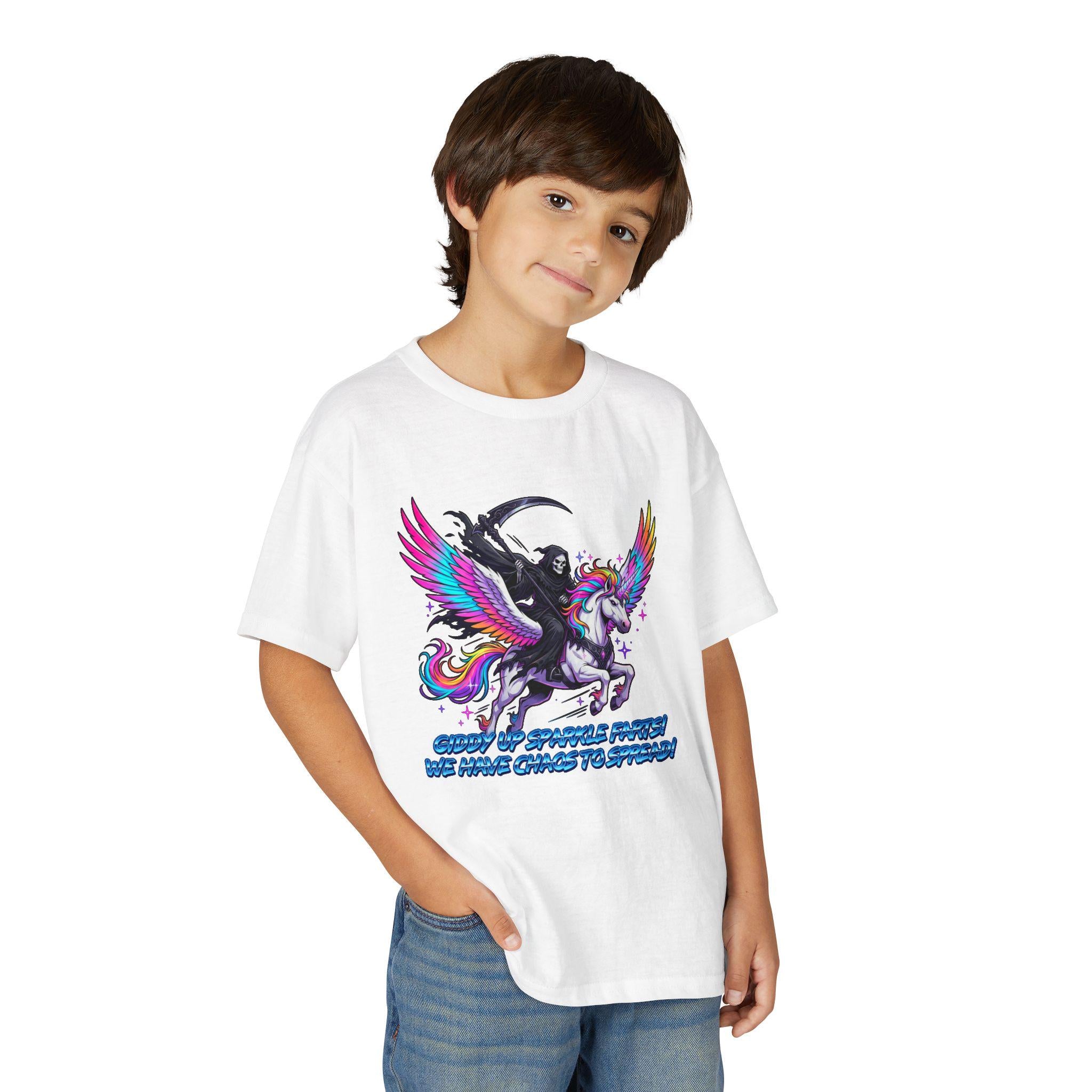 Giddy up Grim - Youth T-shirt