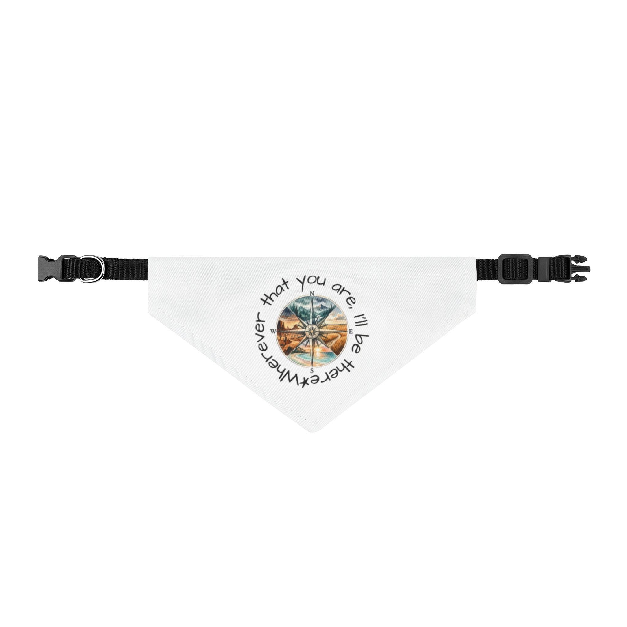 Wherever you are - Clip-on Pet Bandana