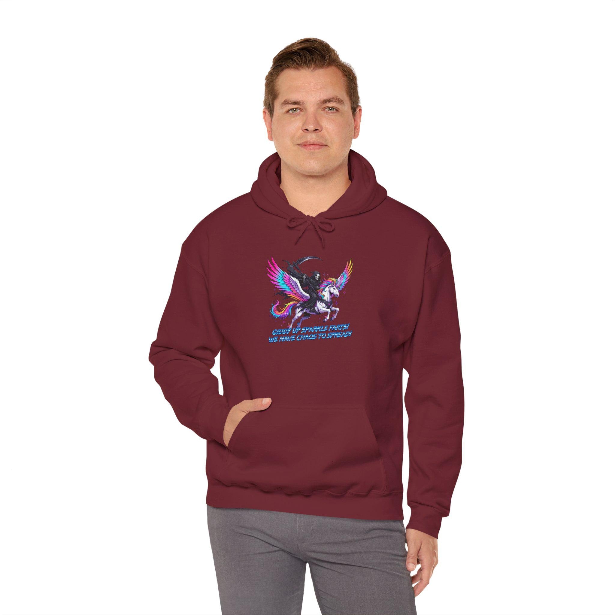 Giddy up Grim - hoodie A