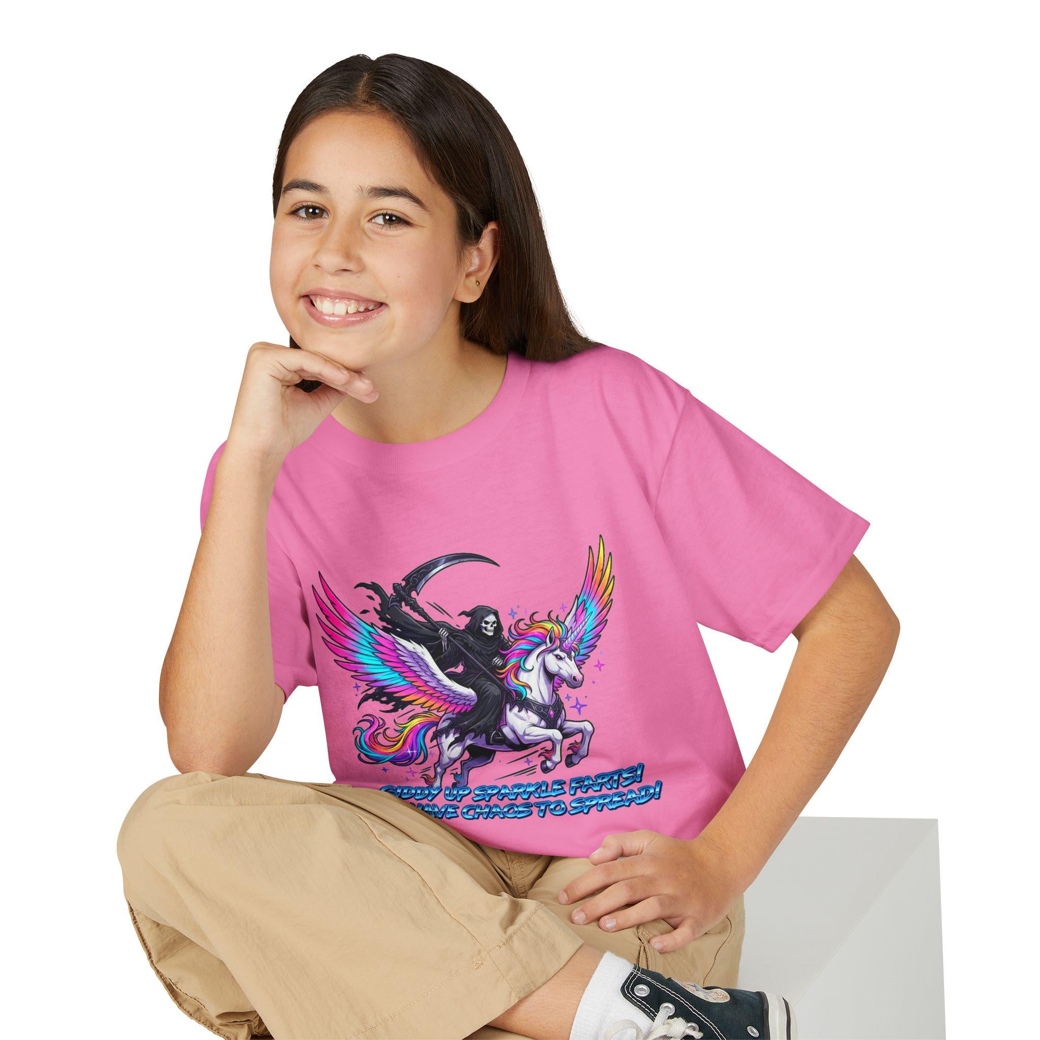 Giddy up Grim - Youth T-shirt