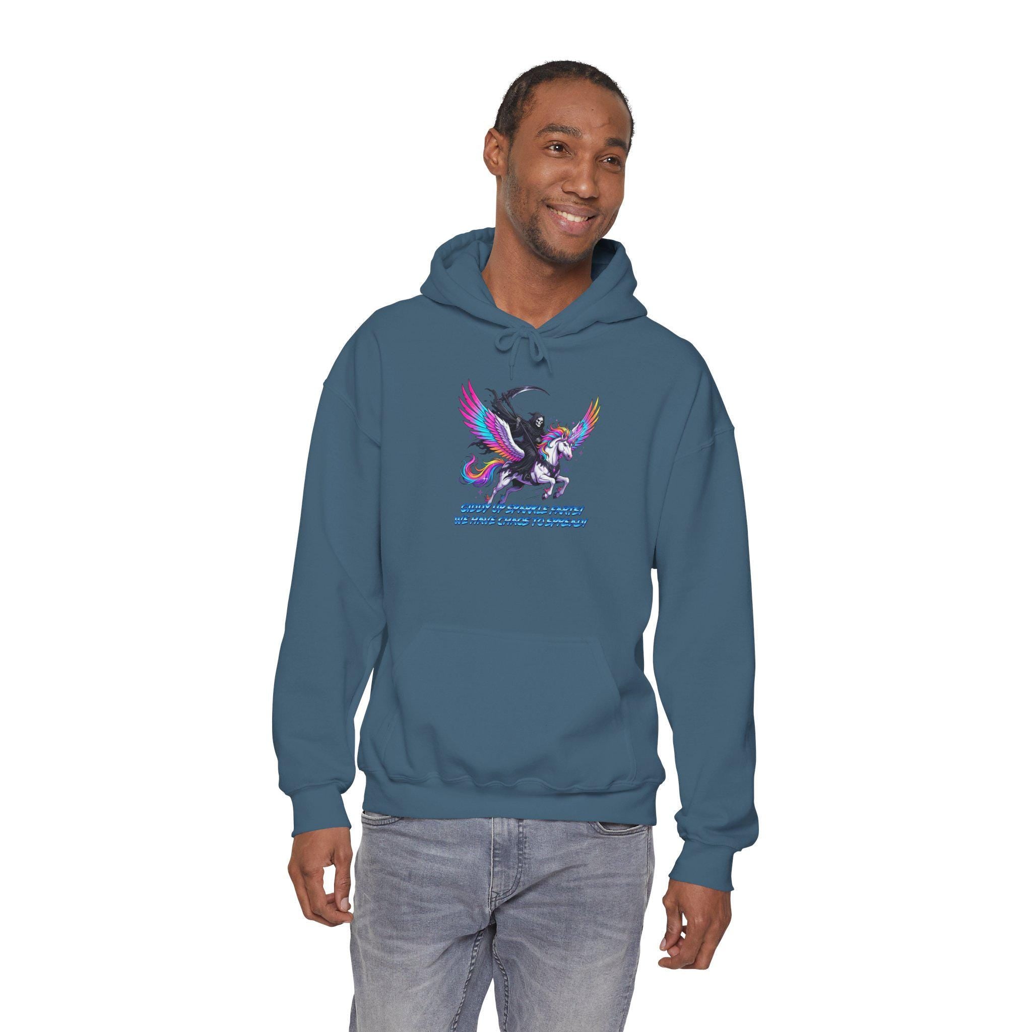 Giddy up Grim - hoodie A